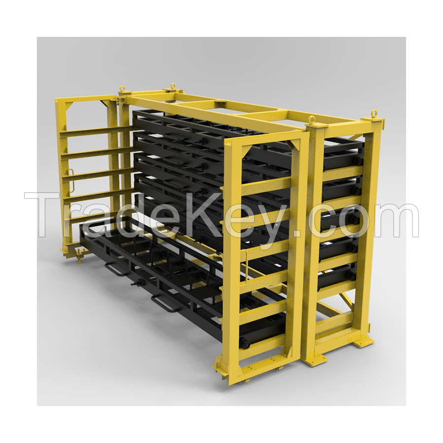 Sheet Metal Storage System for Storage six meters Long Plate Metal Roll Out Drawer Rack