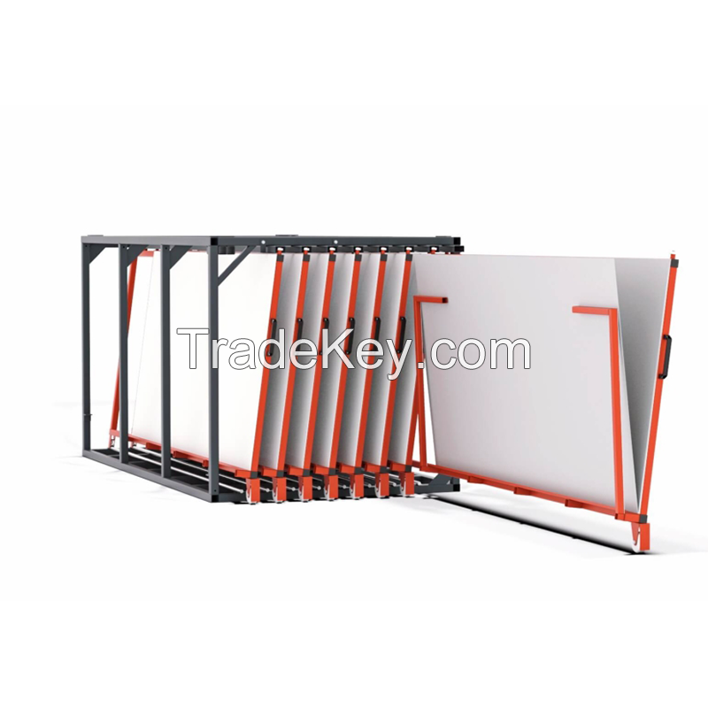 Sheet Metal Storage Solution Vertical Roll out Sheet Metal Rack