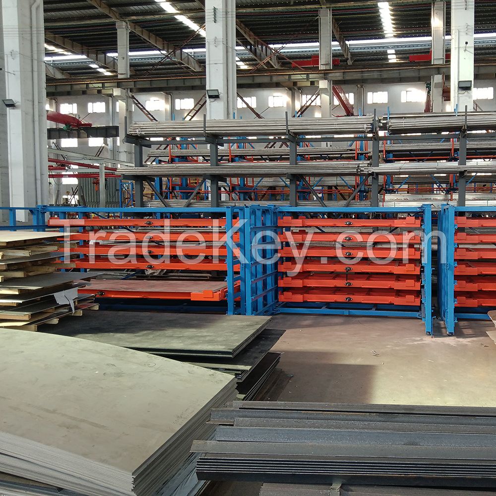 Standard Plate Steel 6000X1500mm Storage Rack Heavy Duty 5tons per layers Sheets Metal Rack