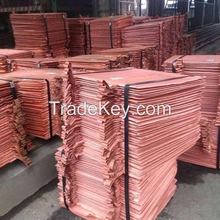 High Quality Copper Cathode  99.99% Pure