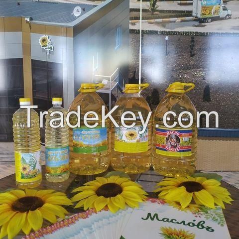 Pure Sun flower Oil Cooking Labeled and Unlabeled Sunflower Oil