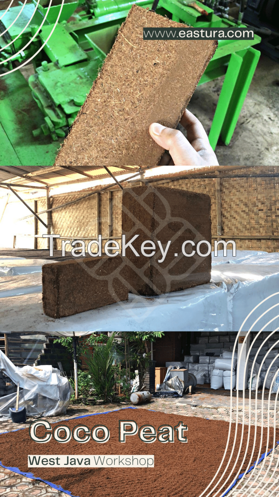 Indonesian Coco Peat / Coir Peat By EASTURA