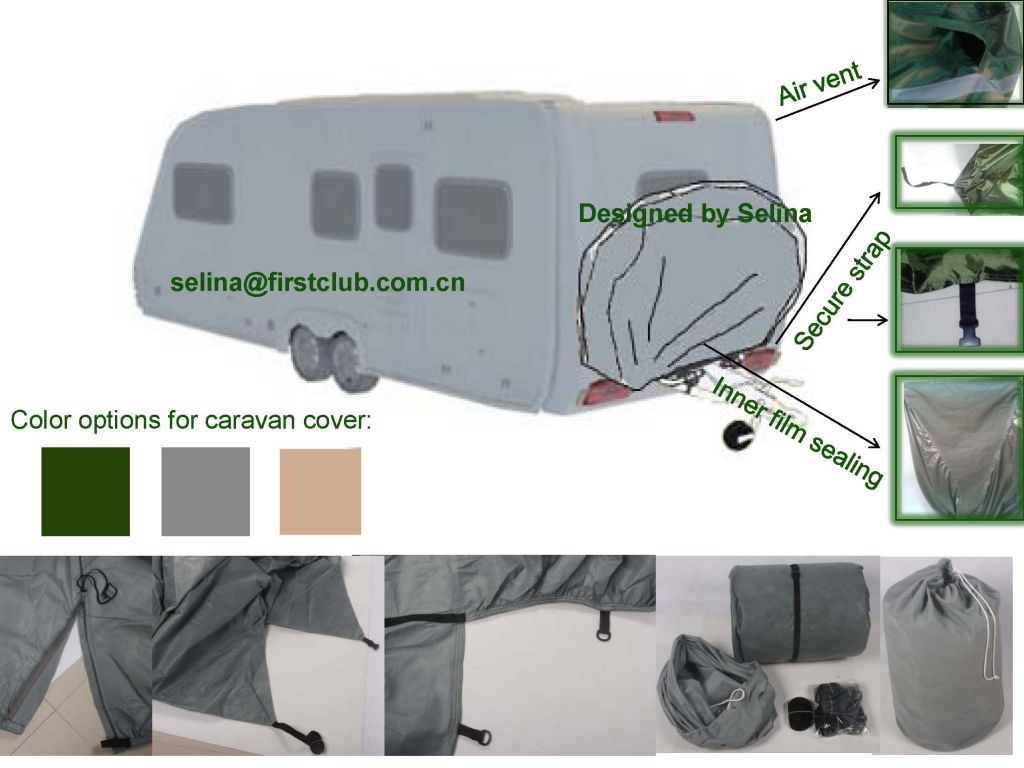 motor homes cover, Travel Trailer RV Cover, caravan cover