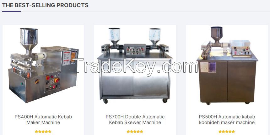 automatic skewer kebab making machine