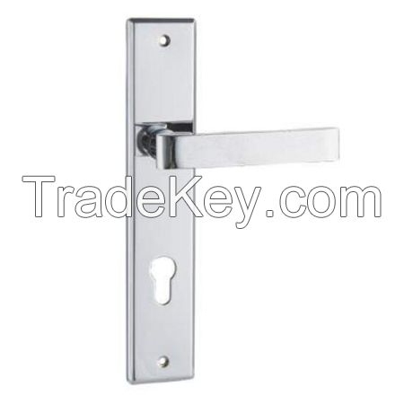 Zinc Alloy Door Handle on Zinc Plate