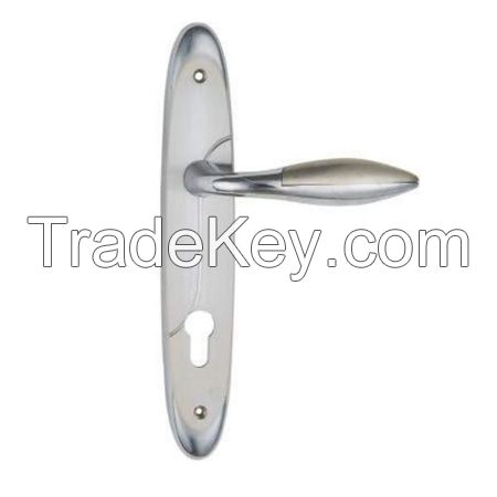 Zinc Alloy Door Handle on Zinc Plate