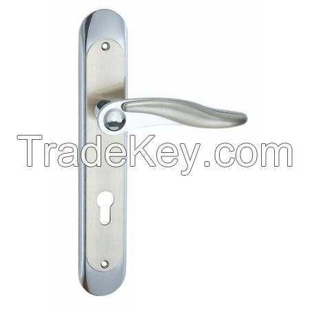 Zinc Alloy Door Handle on Zinc Plate