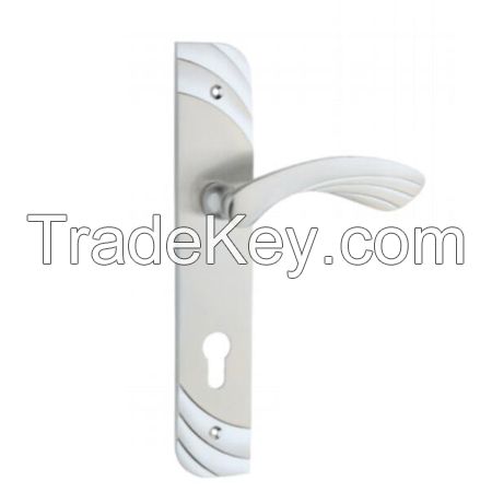 Zinc Alloy Door Handle on Zinc Plate