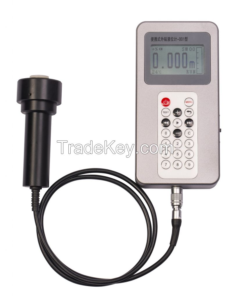 handle / portable liquid level transmitter / meter / gauge / indicator