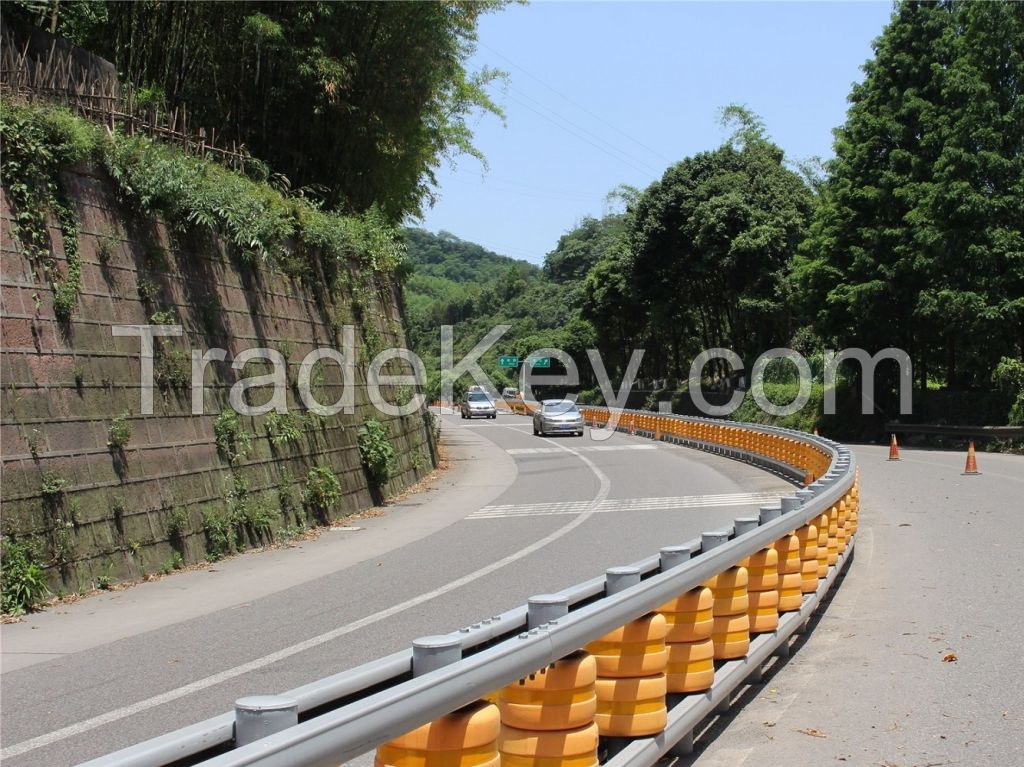 Plastic PU EVA Traffic safety roller barrier