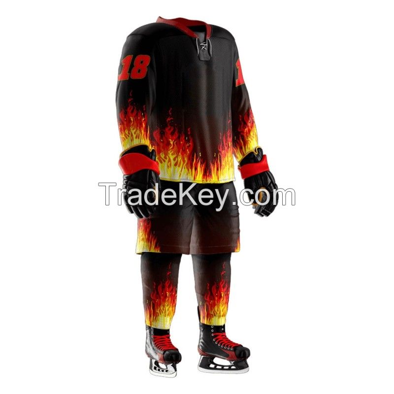 Fully Sublimated Ice Hockey Jersey Suit