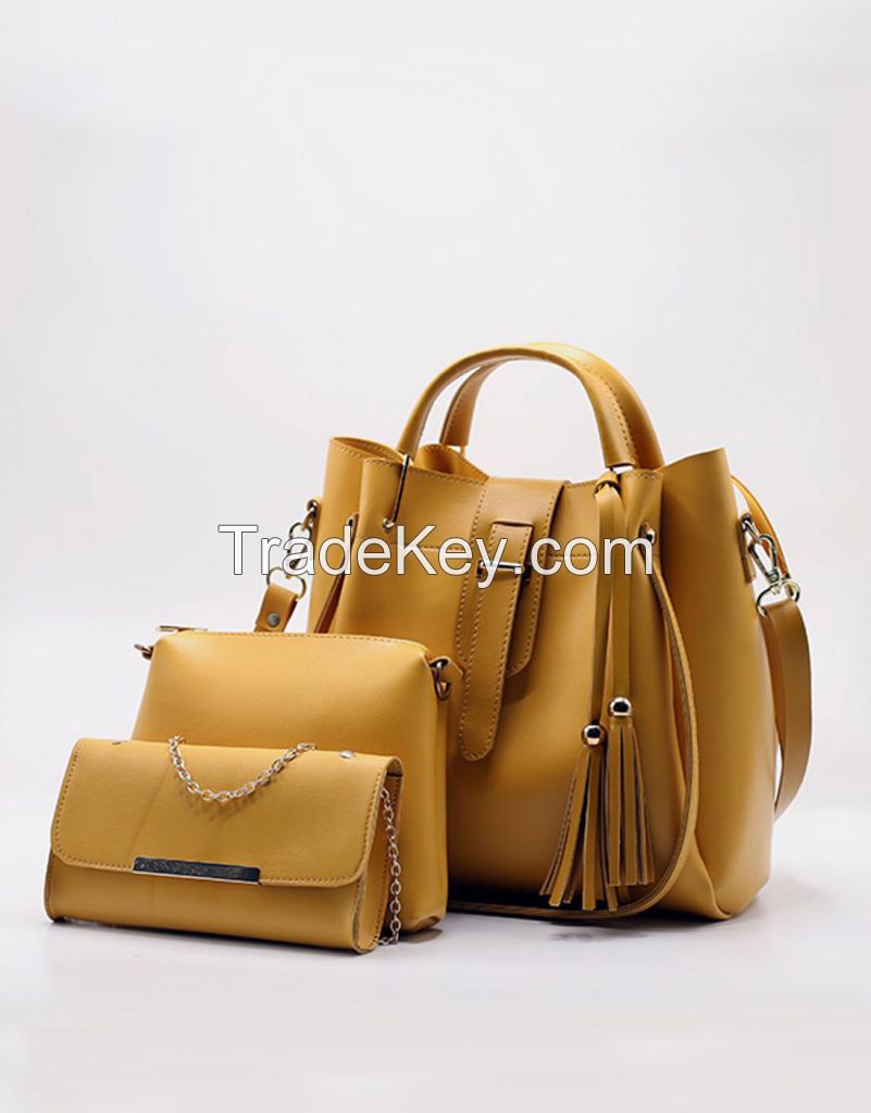 RangooN MUSTARD 3 PIECES HANDBAG