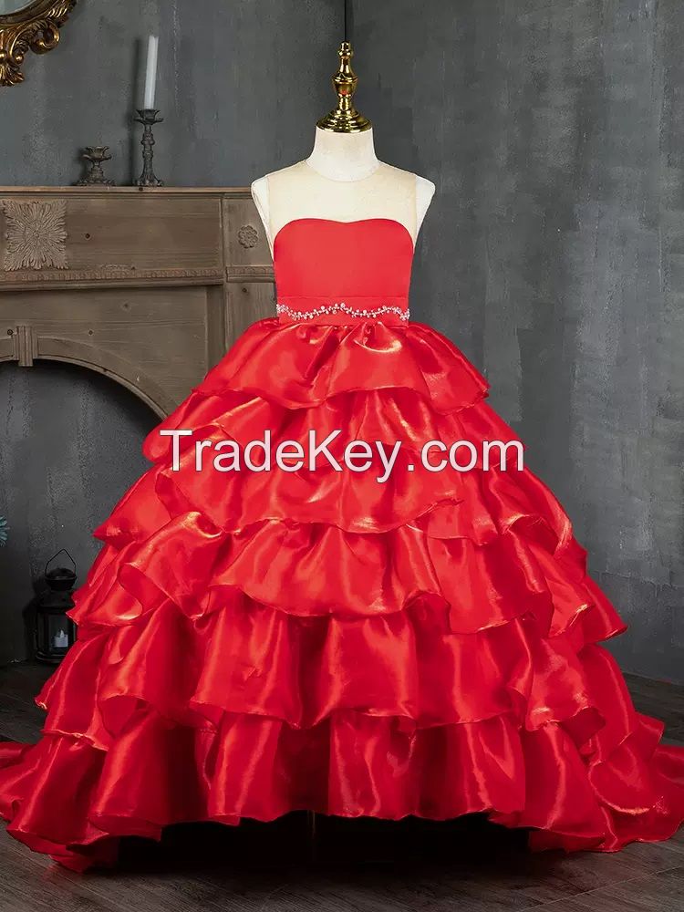 children/girl's party/cocktail/graduation/ceremony/concert gown dress