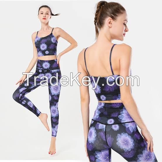 Women leggings sports bra