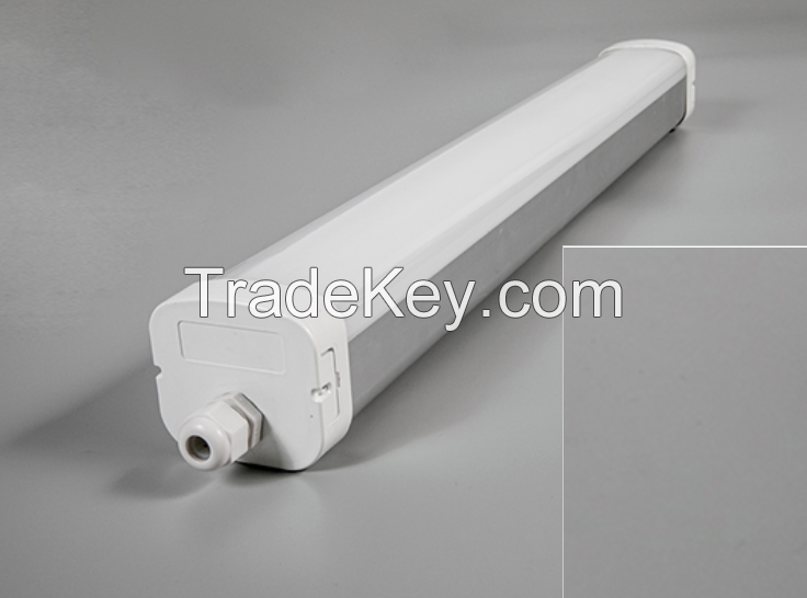 tri-proof led light, slim waterproof light, outdoor commercial space lighting, waterproof batten lamp