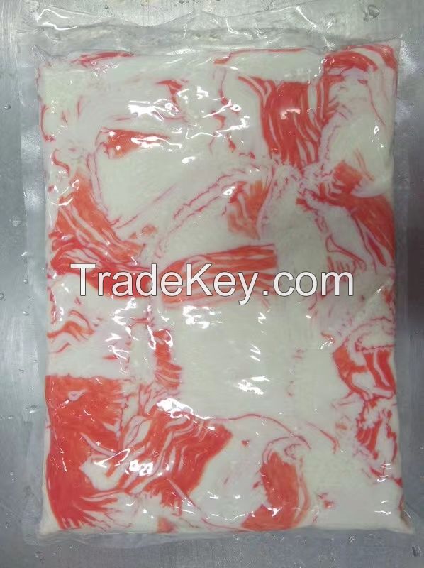 We manufacture and sell surimi crab flakes(kanikama) of high quality