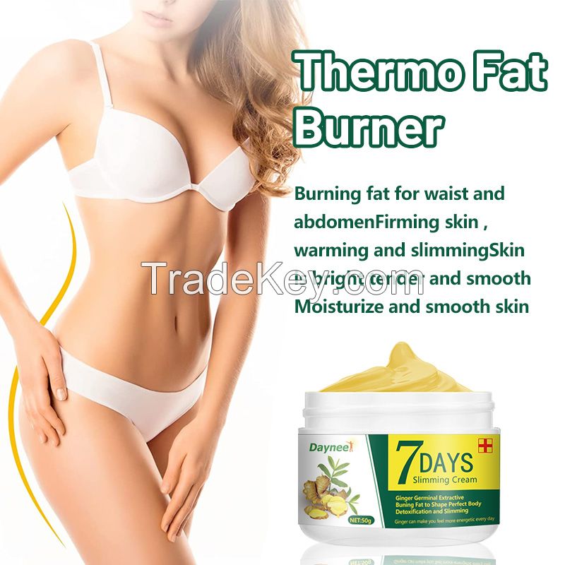 Daynee brand 7 days Ginger Slimming Cream Fat Burning Cream belly Firming Cream Natural Belly Slimming Ginger Hot Cream.