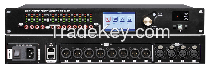 3-input 6-output digital audio processor