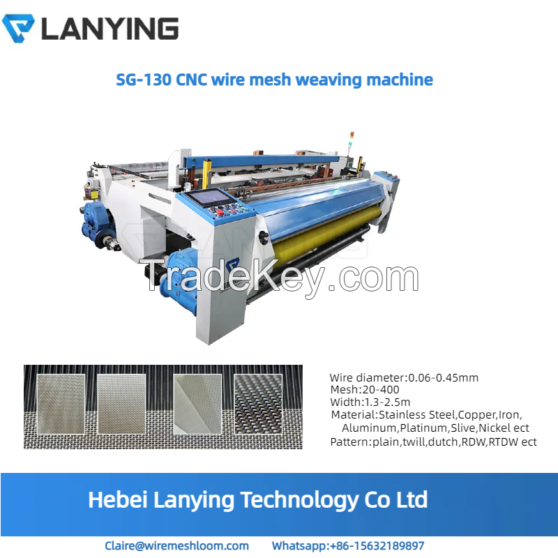 Computerized Metal Wire Cloth Industrial Fabric Filter Mesh Window Screen Weaving Machine