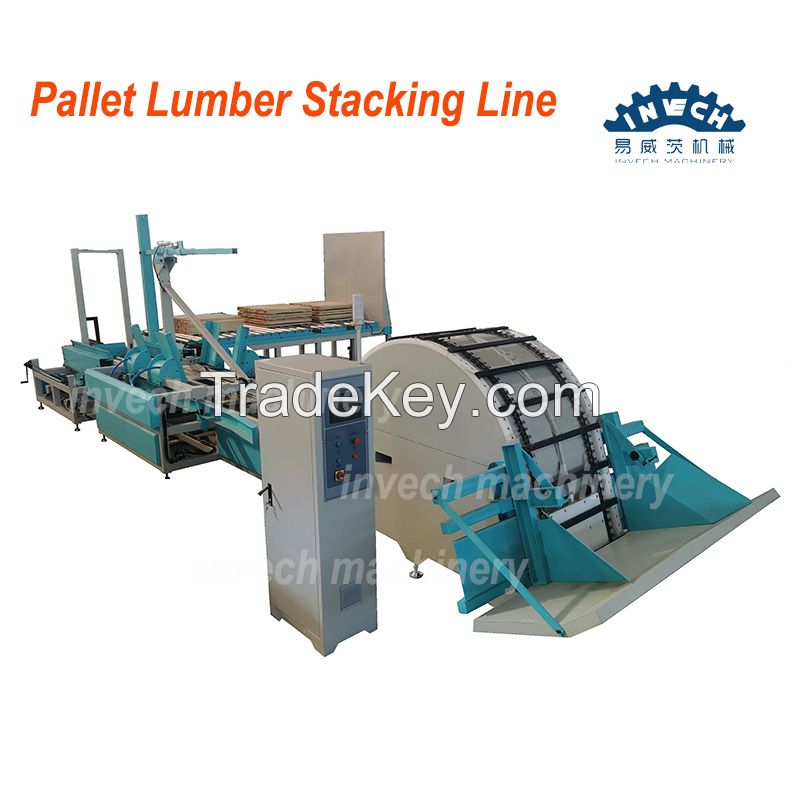 Automatic Wood Lumber Organizing Stacker Machine