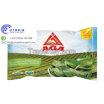 IQF Frozen Molokhia Minced - Frozen Vegetables