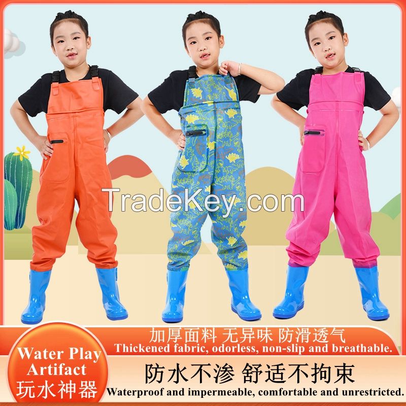 Chest Waders for Kids, Youth Fishing Waders with Boots, Children Hunting Wader, Waterproof Lightweight Boots