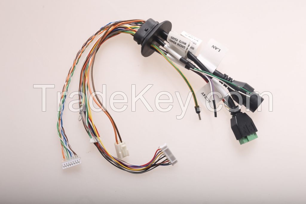 008 OUTPUT CABLE RJ45F BNC Chassis IP Camera Extension Cable Factory PH2.0-8/10PIN