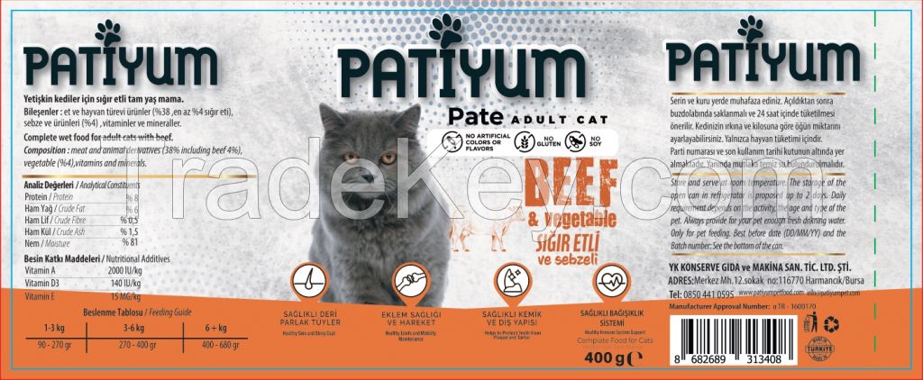 "High Protein Cat Food - For Active and Happy Cats"