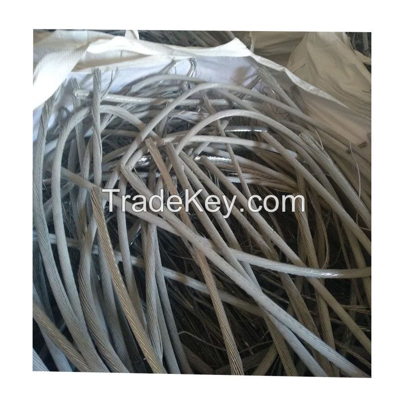 Metal Materials of Aluminum Scrap Silver White Aluminum Wire Scrap Used For Melting Ingot 6061/ 6063