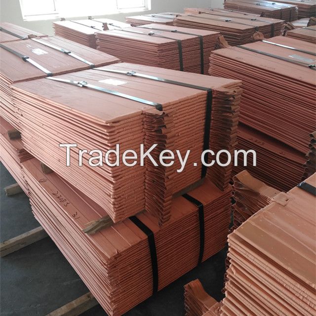 Discount Price For Cathode Copper Purity 99.99% Best LME Factory Copper Plate Thickness 3-10mm For Electrolytic