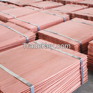 Pure Red Color Copper Cathodes 99.99% Cathode Copper Suppliers Electrolytic Copper