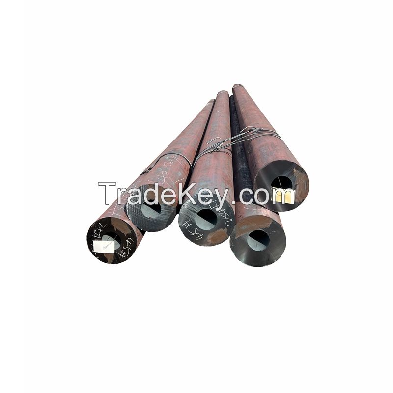 hot rolled black carbon seamless steel pipe tube hollow bar sizes list