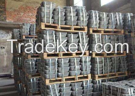 High Quality 99.99% Purity Lead Antimony Ingot