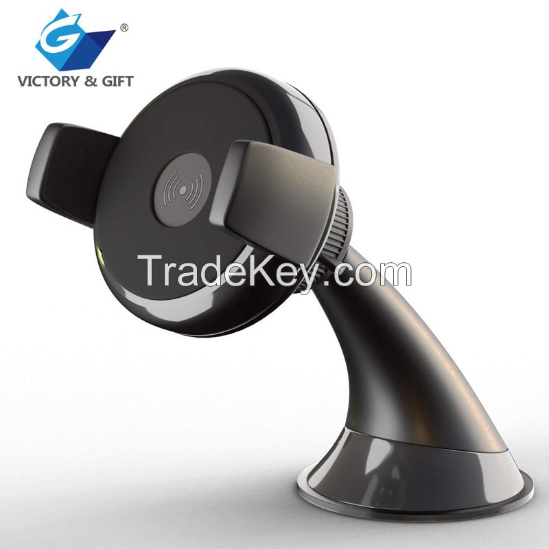 Auto Clamping Fast Wireless Car Charger Car Stand Phone Holder Mobile Phone Holder Mount