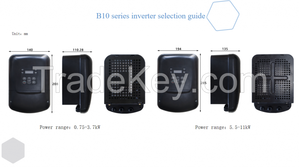 B10 series backpack water pump inverter