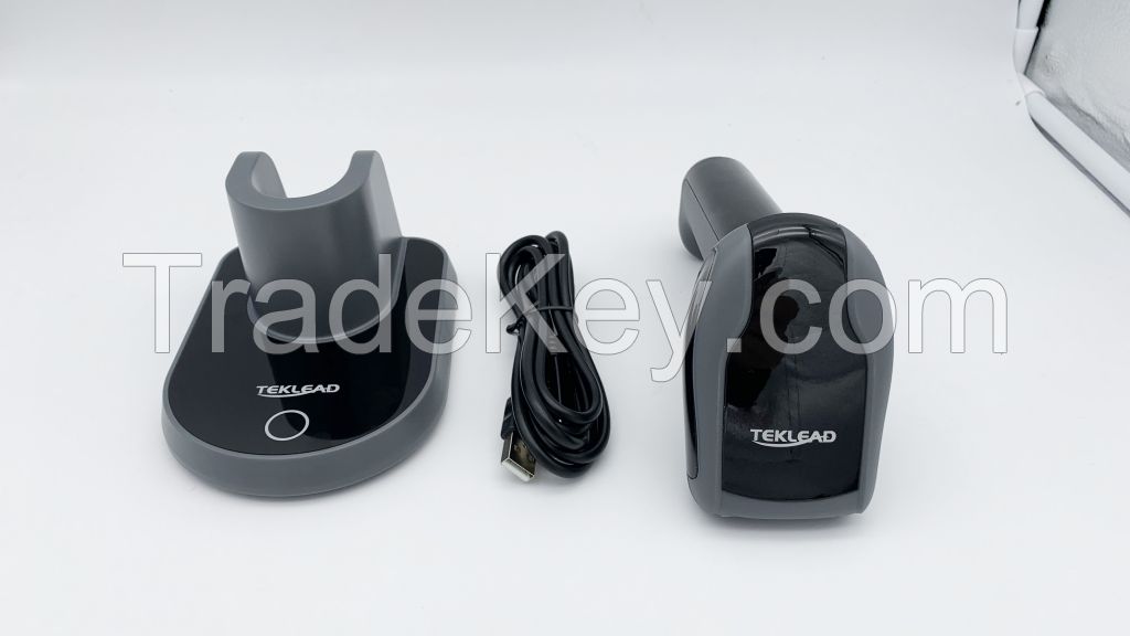 2D Barcode Scanner Bluetooth with Charging Base T-3030