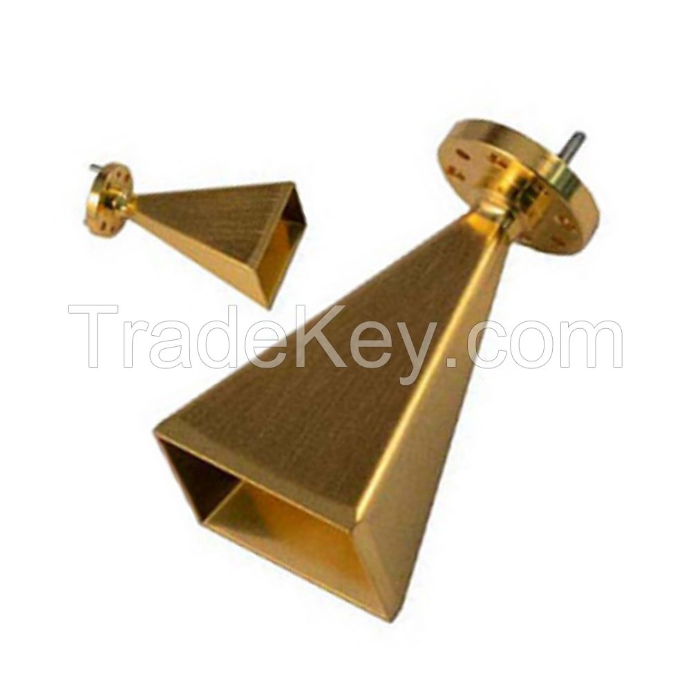 Full Range Wr3-Wr42 Emission Transmission Equipment 220-325GHz Waveguide Horn Antenna