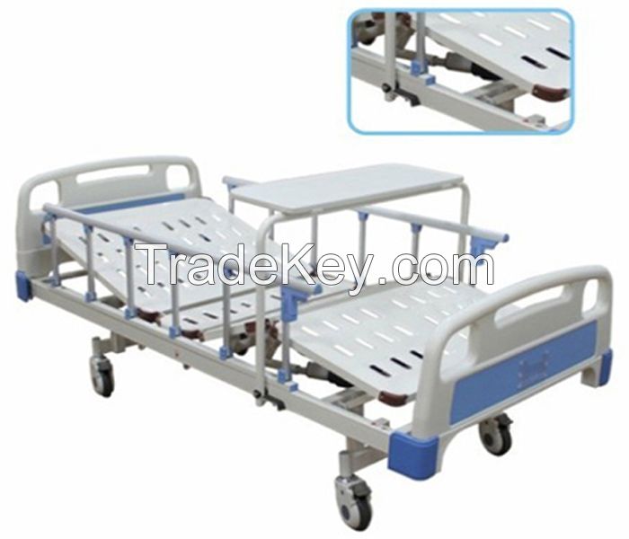 Multifunctional manual hospital bed