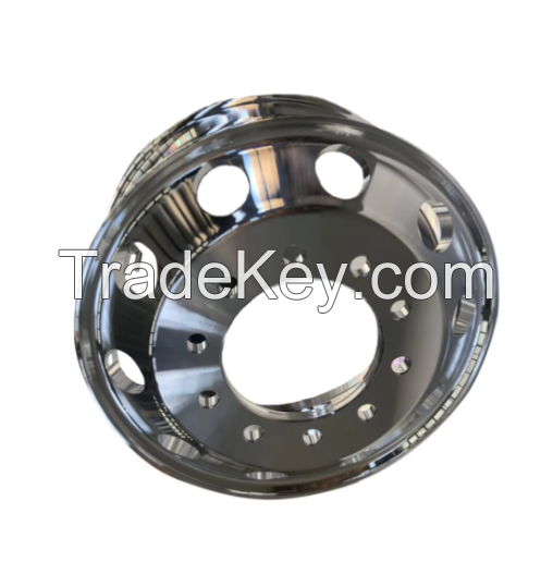 car Wheels 10 Bolt Holes Alloy Rims 8.25x22.5 Aluminum