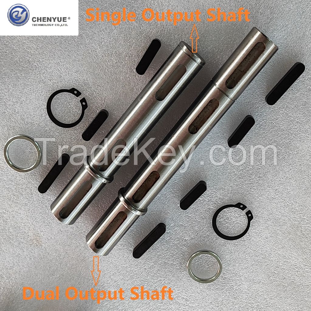 CHENYUE Single Output Shaft Matching for Worm Gearbox NMRV030/ RW030 /VF030