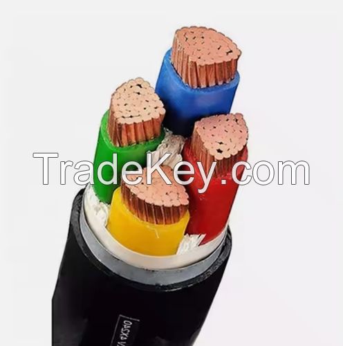 0.6/1KV Low Voltage 4 Core 95mm 240 sq mm Copper XLPE Insulated Armoured Underground PVC Power Cable