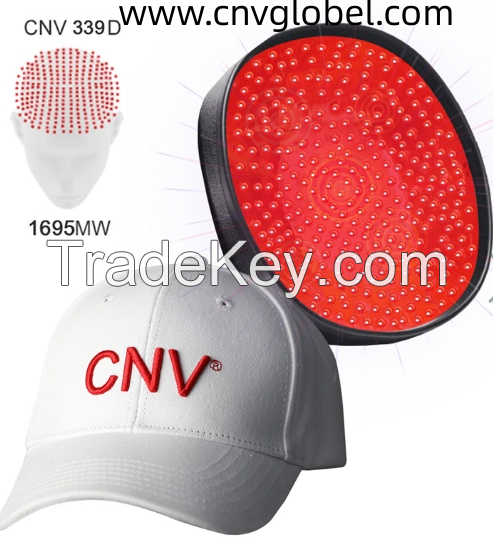 CNV Mobile Laser Therapy Cap for Hair Regrowth - 368 Laser Diodes-Fitting Model - FDA-Cleared for Medical Treatment of Androgenetic Alopecia - Great Coverage