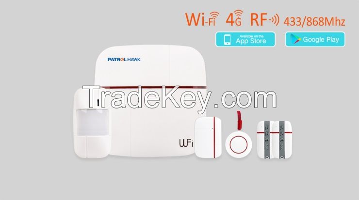 WiFi 4G Gateway Wireless Intruder  Alarm System  For Home Security Support APP