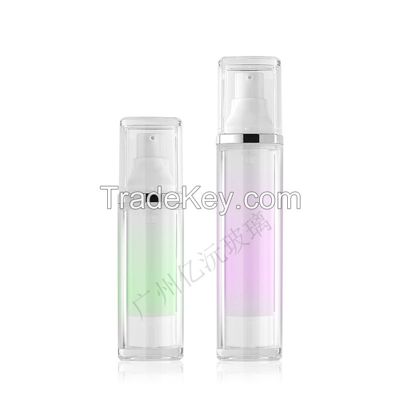 Acrylic vacuum bottle isolation cream liquid foundation make-up concealer BB cream double liner essence liquid bottle