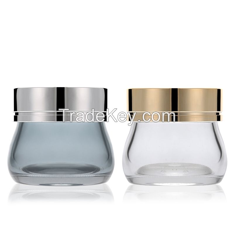 120g glass jar cream bottle 120g cream facial mask glass bottle