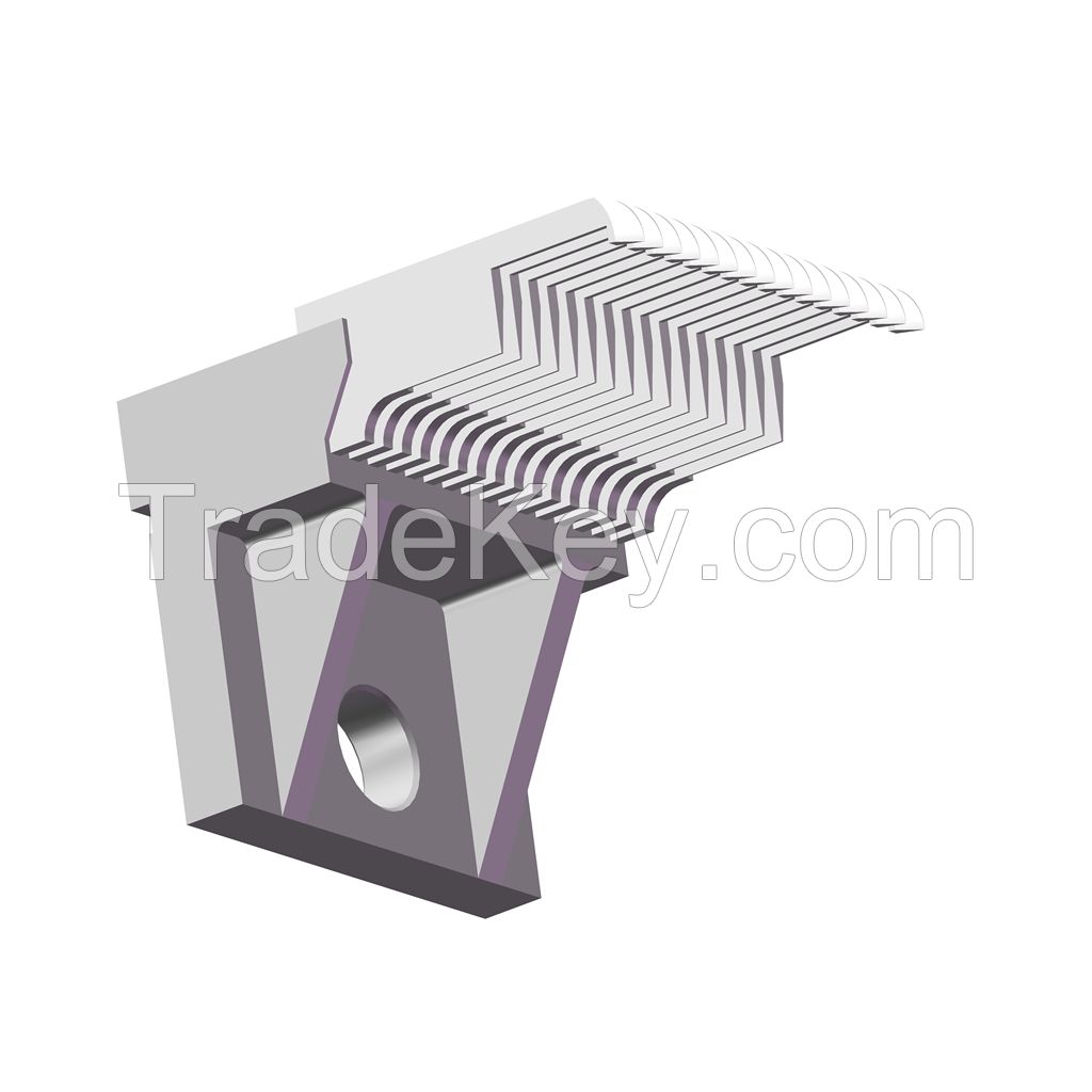 Cut pile looper module for cobble tufting machine