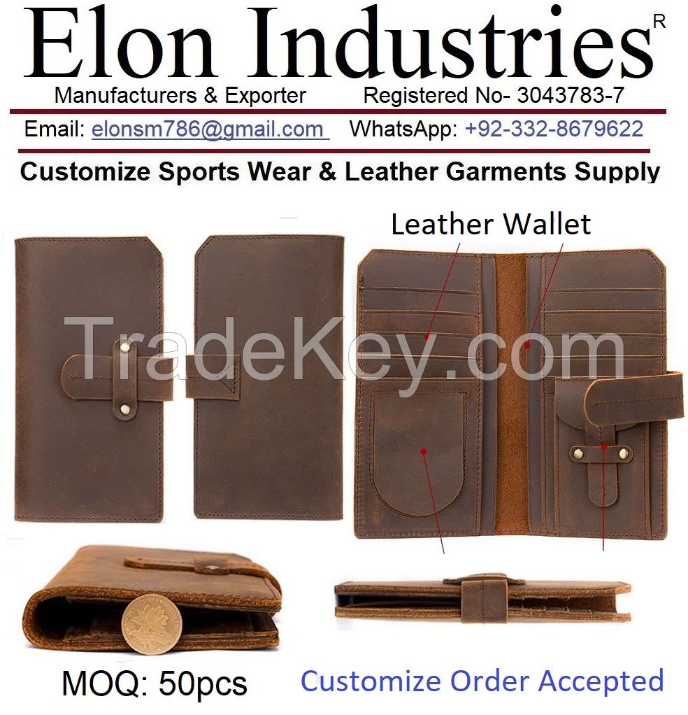 ELON Industries special Offer For Custom Leather Wallet Productions