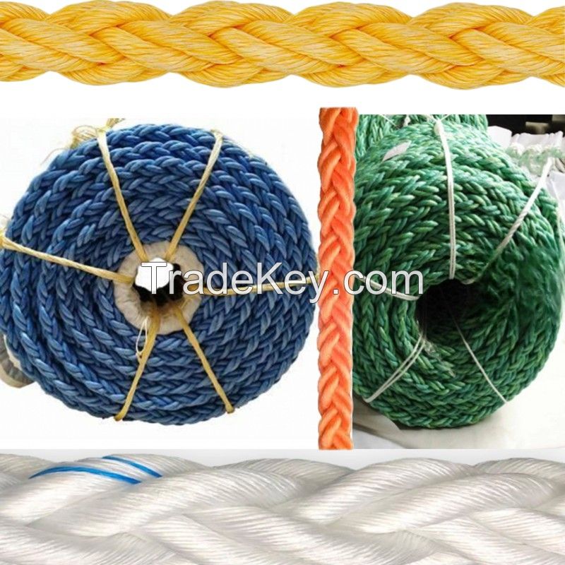 Best Selling Quality Custom PP Mooring Rope Braided Rope Polypropylene Rope LDPP-8