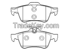 Ceremic Friction Material Brake Pads from Factory