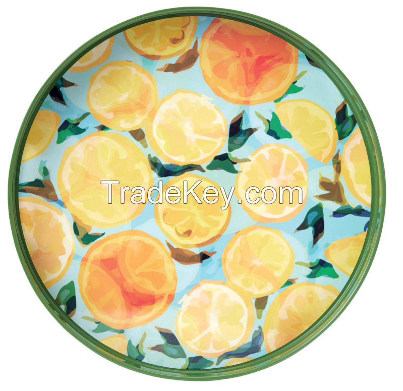 ROUND TRAY FOOD SERVE TRAY FOR RESTAURANT HOTEL HOME PARTY